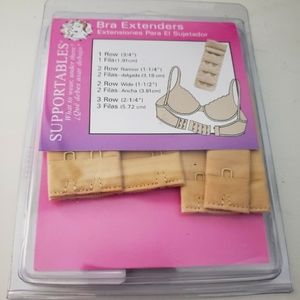 Nwt's BRA EXTENDERS SET OF FOUR | NUDE